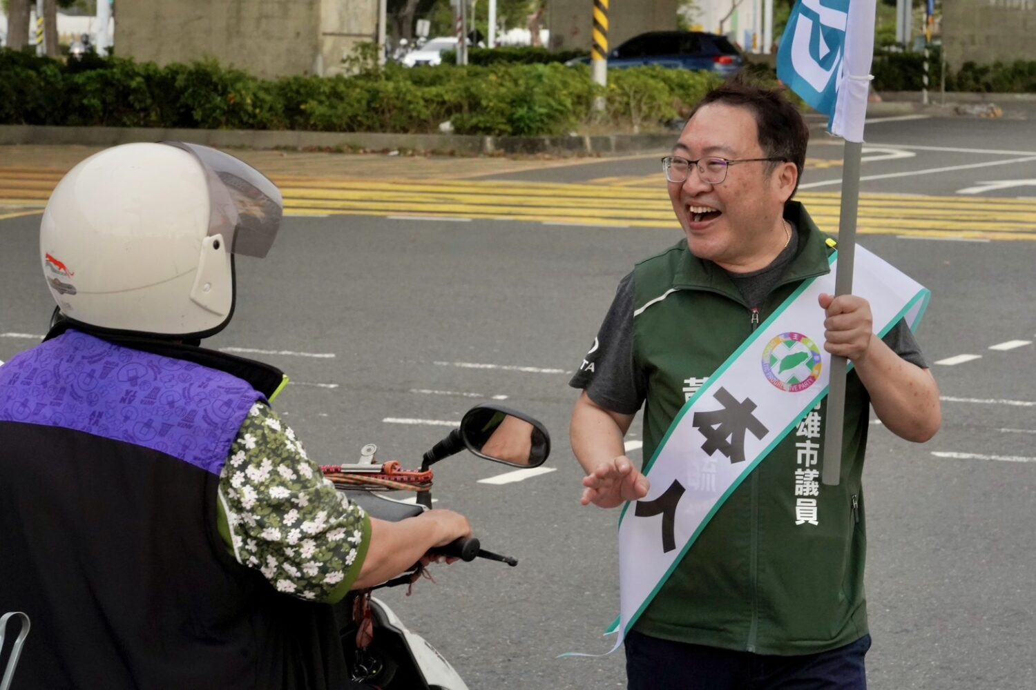 南方問政聯盟跨區相挺「這個人」 何權峰、簡煥宗、湯詠瑜、邱俊憲、張勝富齊站路口力挺