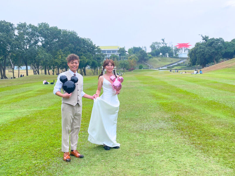 高雄果嶺自然公園成婚紗取景熱點 幸福綠意映愛情