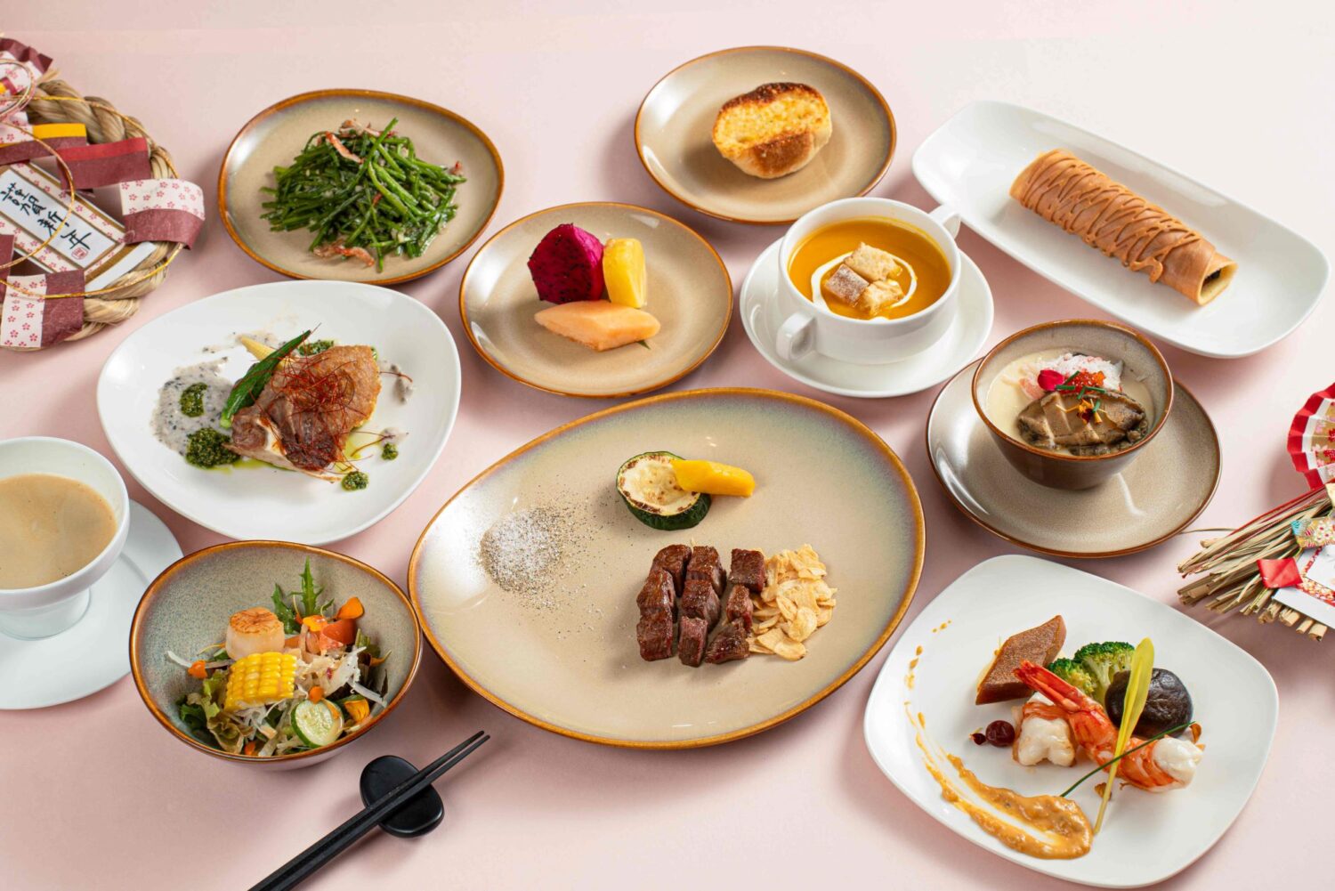 迎春節商機  台南大員皇冠祭多元餐飲方案  內用外帶全包辦