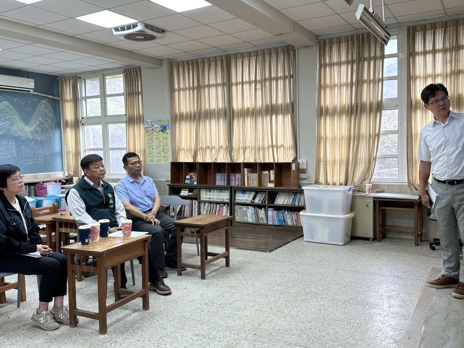 停辦校區華麗轉身 南市教育局長視察南化區學生宿舍整建工程