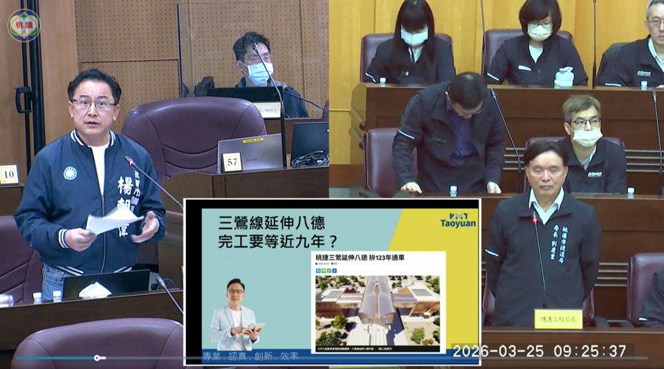 桃園捷運三心六線全面推進　楊朝偉肯定捷運工程局進度籲持續加速