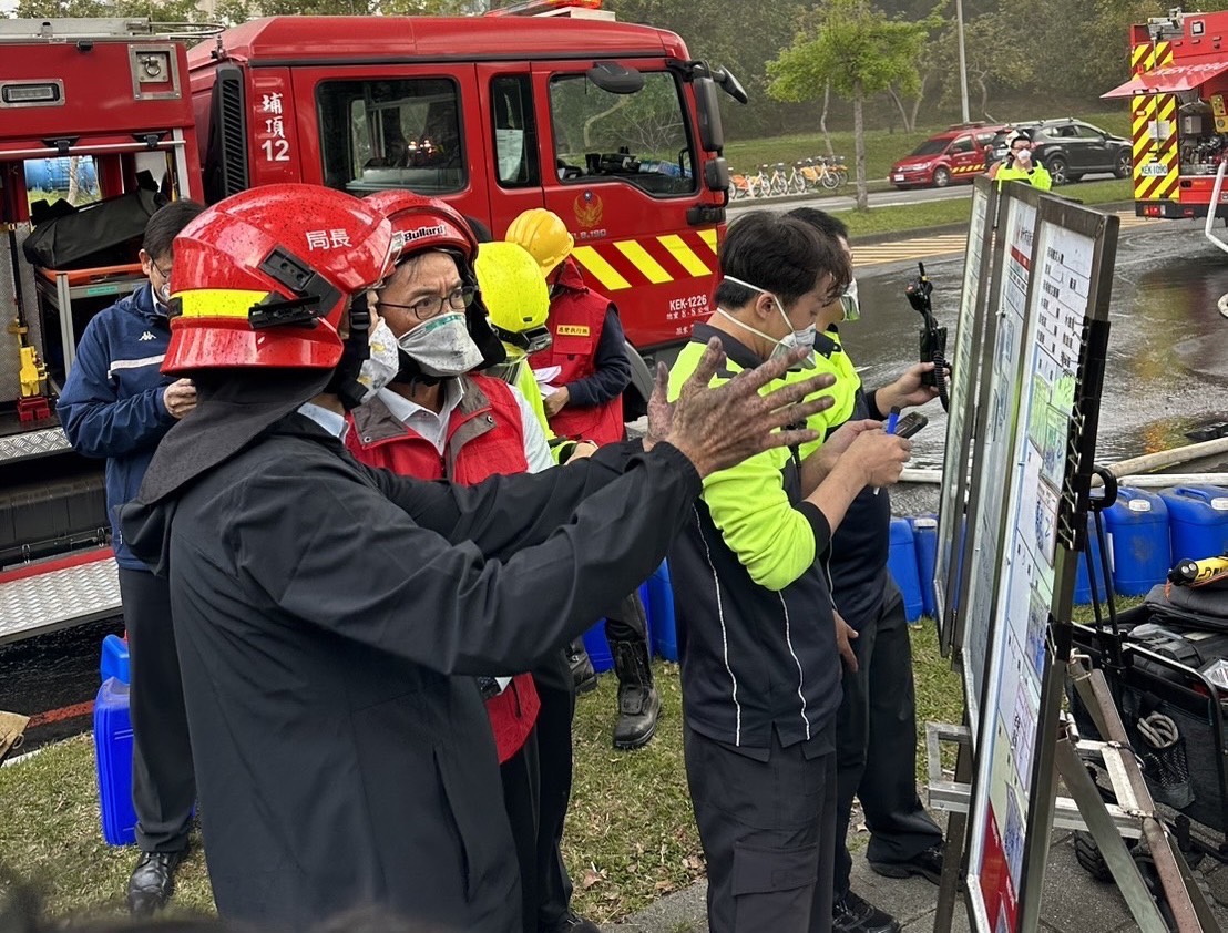 台電竹園超高壓變電所火警  承包商人員2傷1OHCA急救中