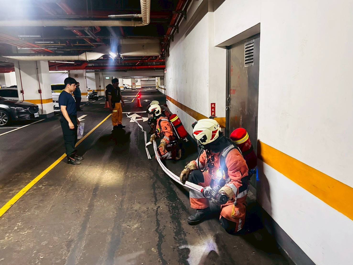 全面提升複合災害應變能力  竹市消防局百人實地演訓