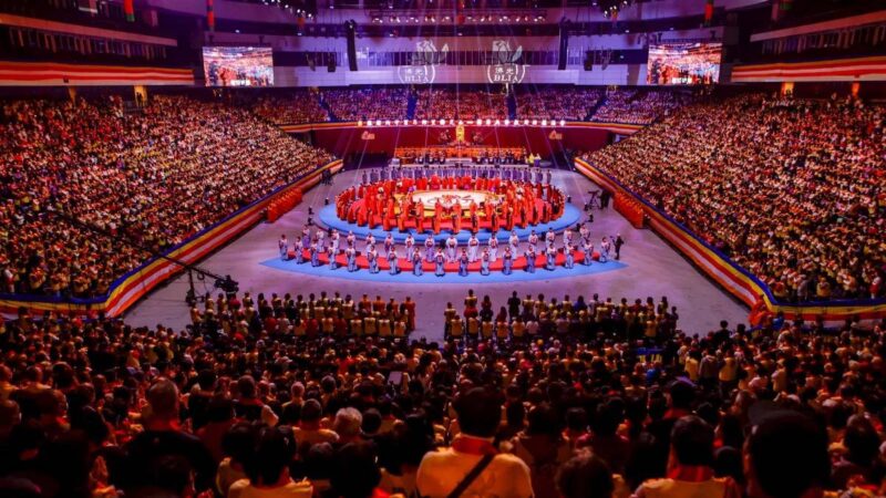 佛光山小巨蛋禪淨共修 全球點燈祈求世界和平