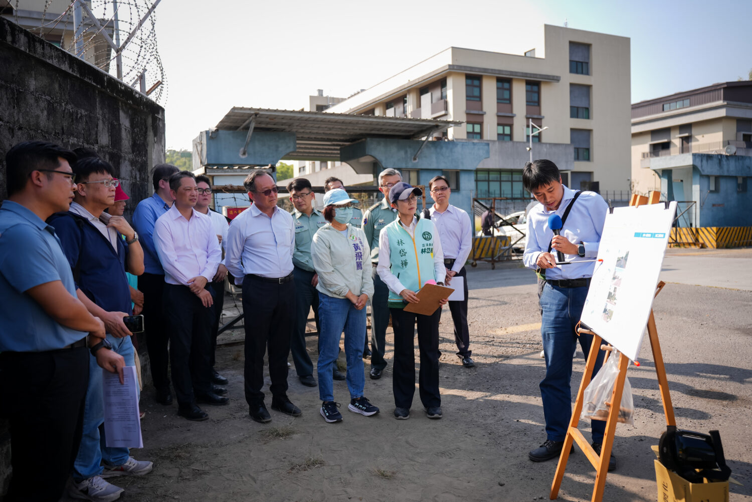林岱樺現勘大樹205廠新設道路  推動聯外道路不打折！