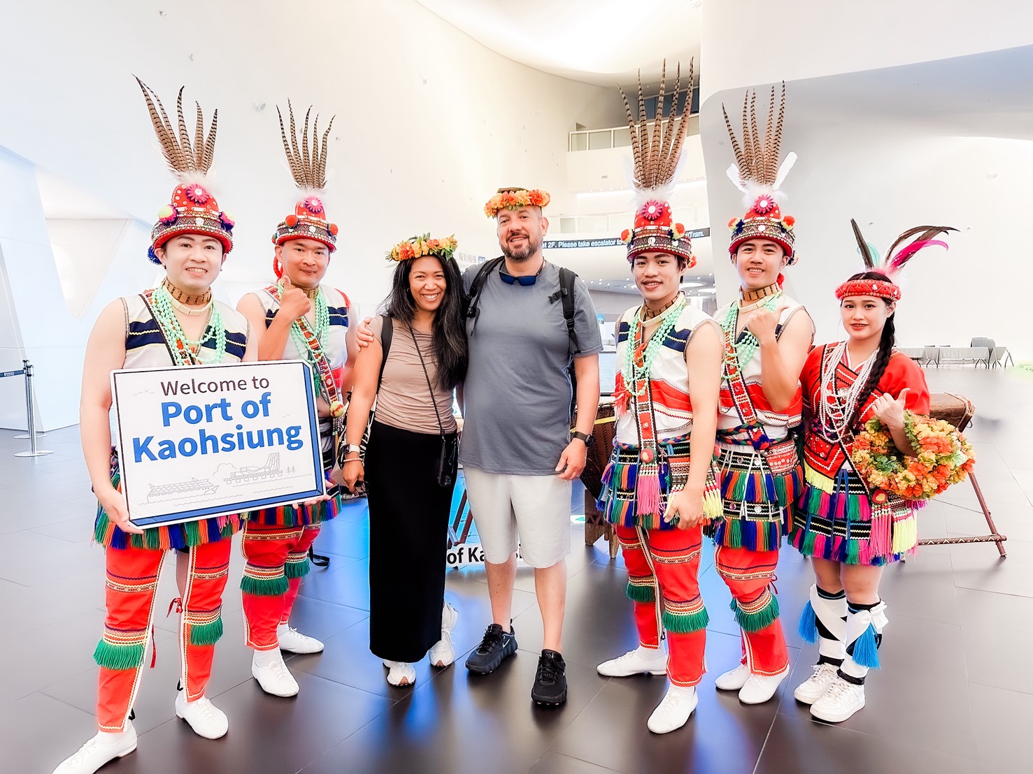 國際郵輪新面孔水晶郵輪「水晶合韻號」首航高雄港