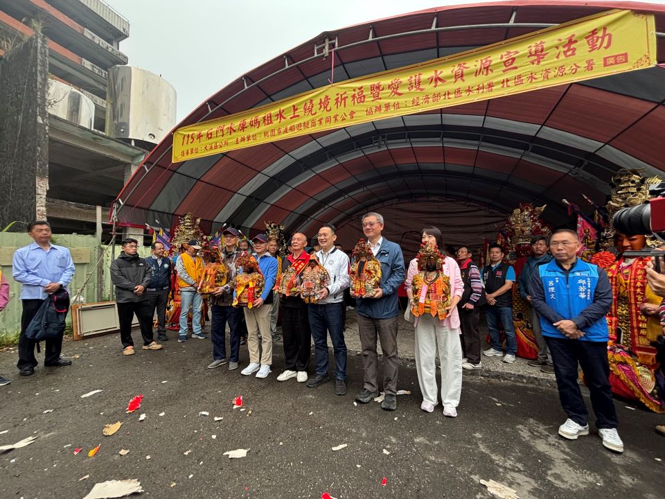 石門水庫「媽祖水上遶境」　40艘船隻護駕展現族群和諧共融