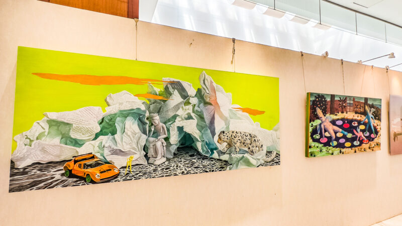 ▲由大苑藝術主辦的高雄藝術博覽會,首次移師至高雄左營新光三越百貨10樓及11樓,將觸及更廣大的藝文愛好者與群眾。(圖/記者張忠義攝)