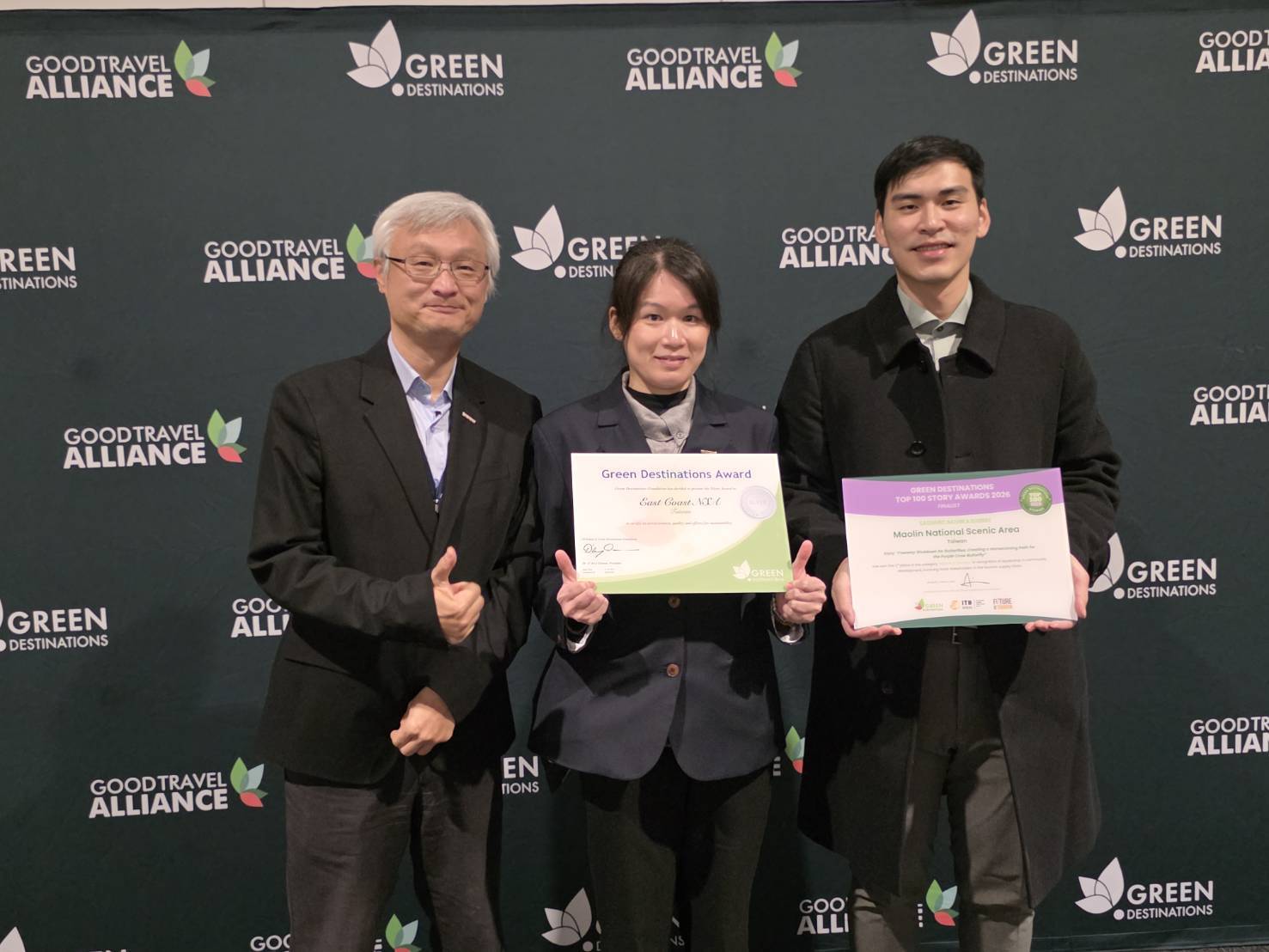 茂林國家風景區「國道讓蝶道」榮獲 2026 ITB 綠色目的地故事獎全球第二名 臺灣綠色觀光閃耀柏林! 茂林國家風景區「國道讓蝶道」榮獲 2026 ITB 綠色目的地故事獎全球第二名 臺灣綠色觀光閃耀柏林!