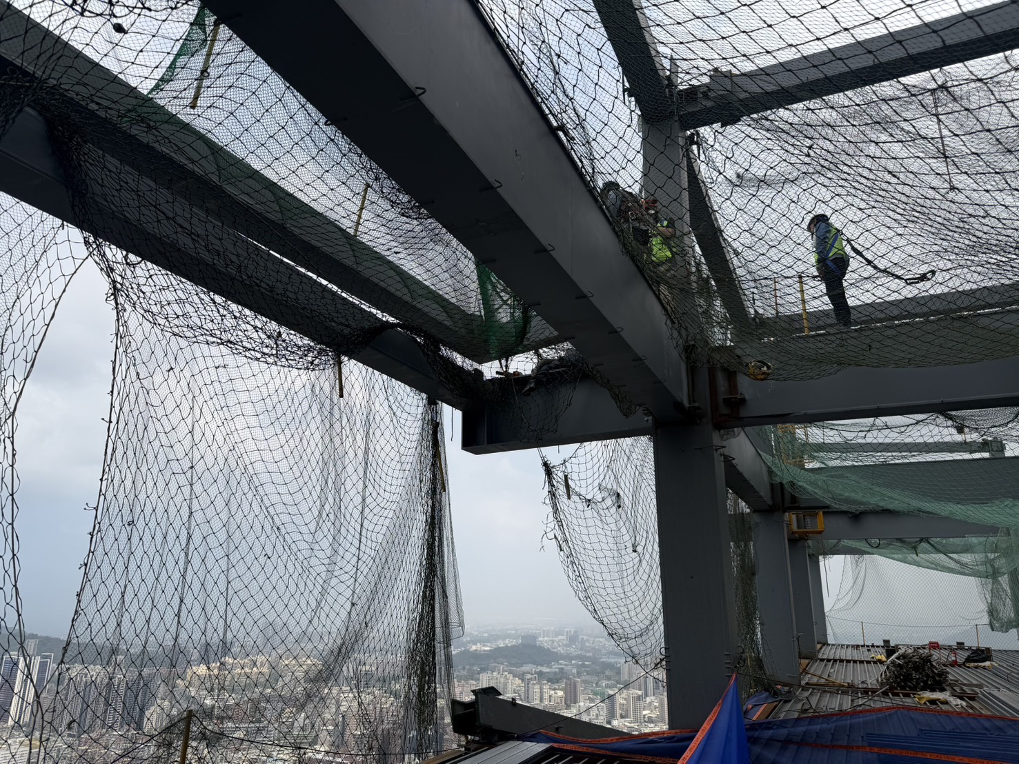 工地鋼構組配意外 高市勞檢處勒令現場停工