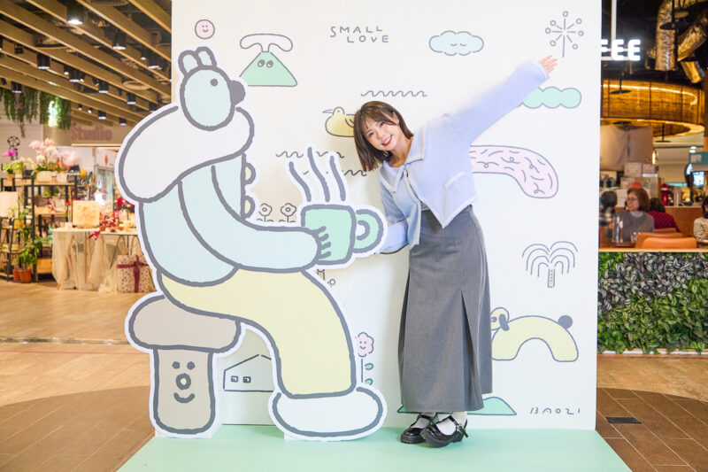 ▲今年Global Mall與知名插畫家包大山攜手合作，結合經典角色「熊超人」推限量療癒會員禮。（圖/Global Mall新左營車站提供）