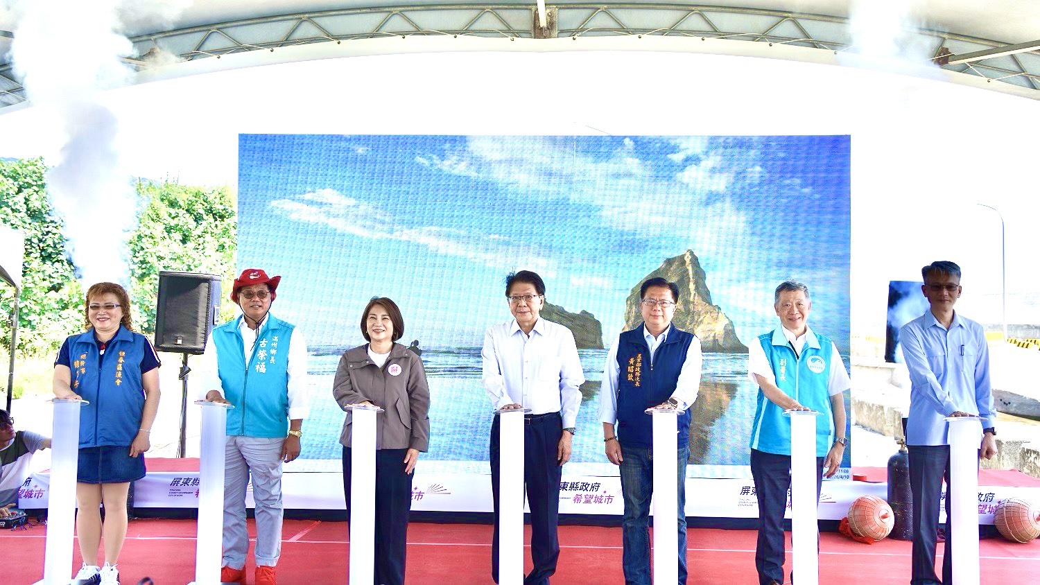 屏東興海漁港擴建完工啟用 打造東南海岸最堅實守護堡壘 漁民安心靠港不再冒險遠航