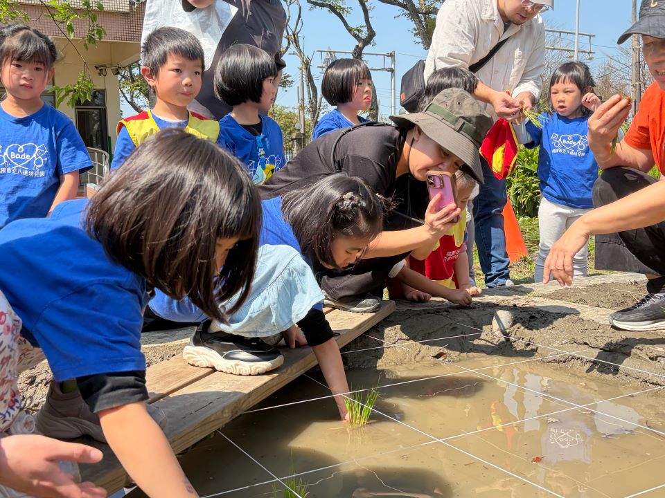 八德幼兒園師生重溫古早農事樂　實踐生態永續教育的生活化學習