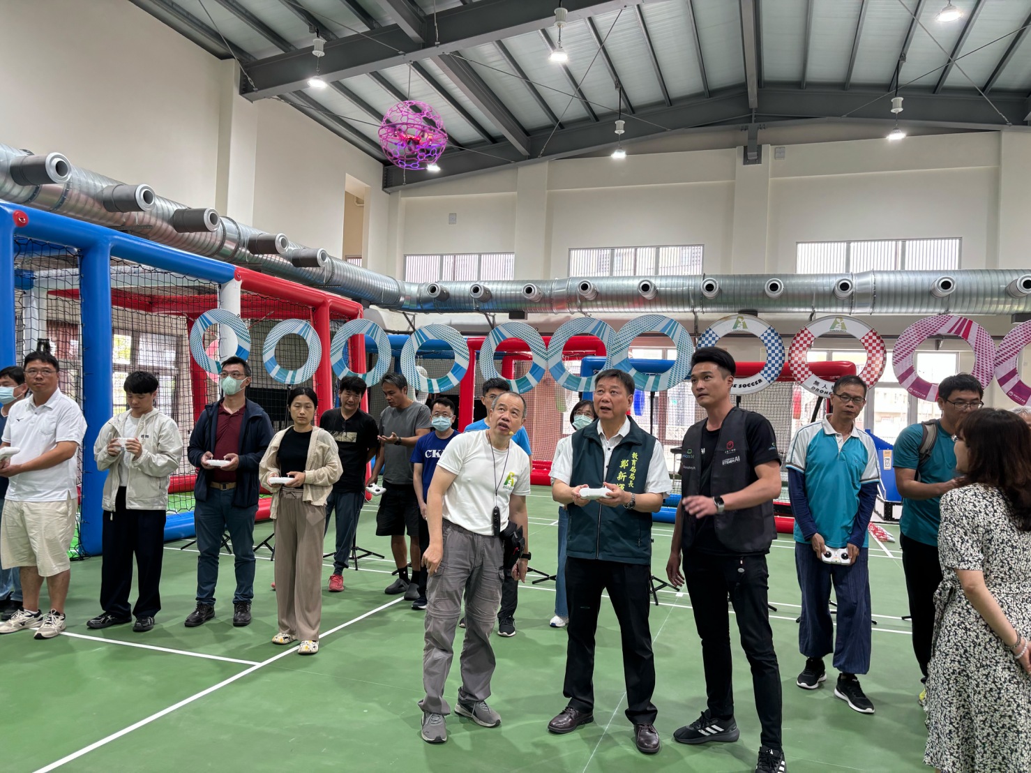 臺南首辦首辦「無人機足球師資培訓體驗營」