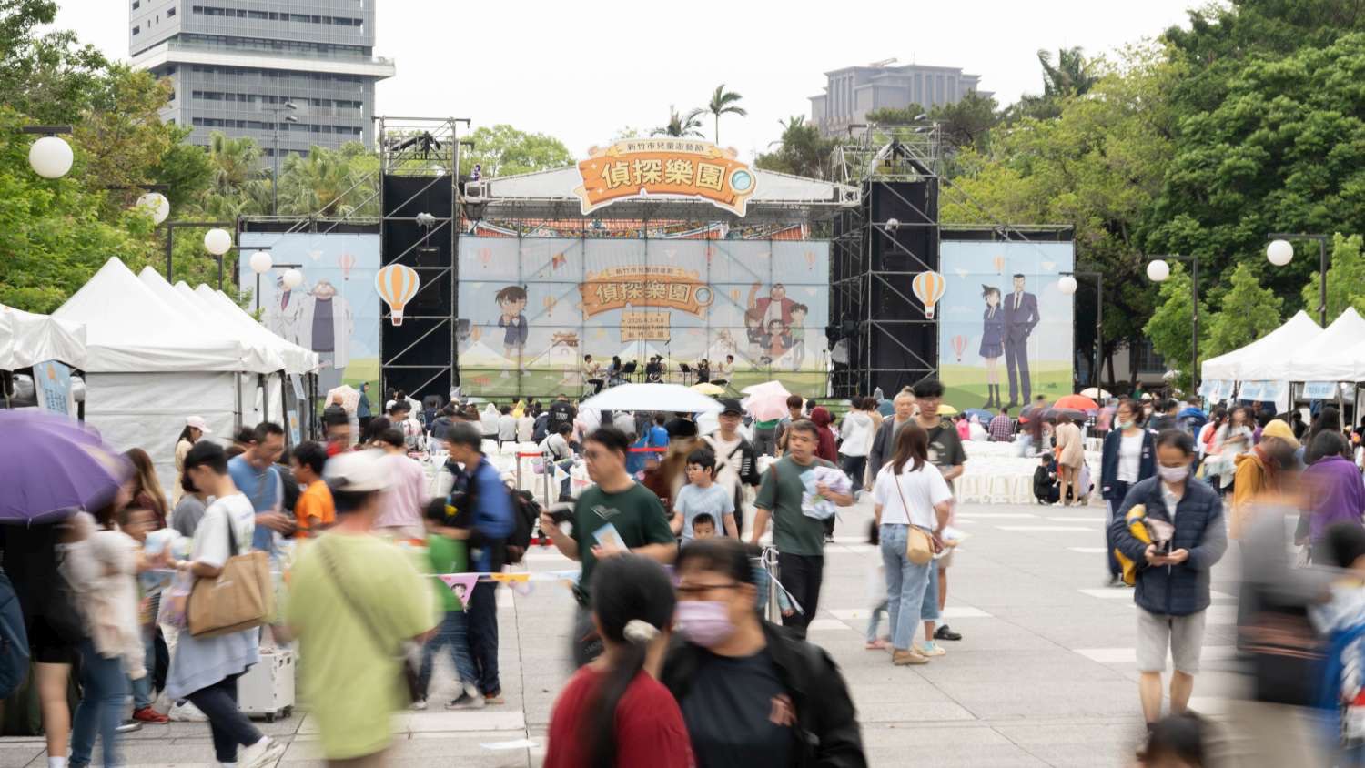 竹市2026兒童遊藝節「偵探樂園」熱鬧落幕  柯南見面會四天吸引逾34.5萬人同樂