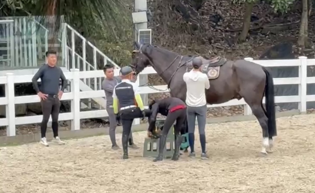 到台中先騰馬業陳御龍用F1賽車等級待遇款待程執行長