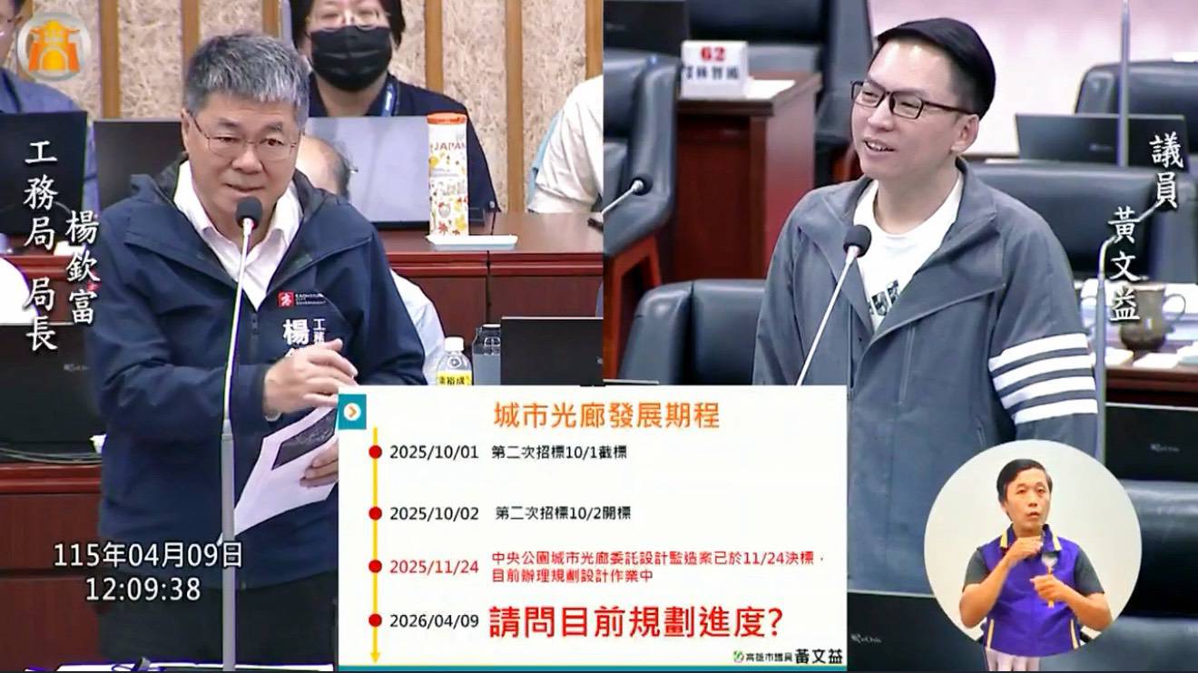 城市光廊重生承諾跳票？黃文益要求工務局提出期程並改善公共安全問題