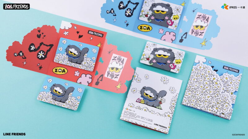 LINE FRIENDS (韓國 IPX) 與 G-DRAGON 共同創造的角色「ZO&FRIENDS」推出系列一卡通　