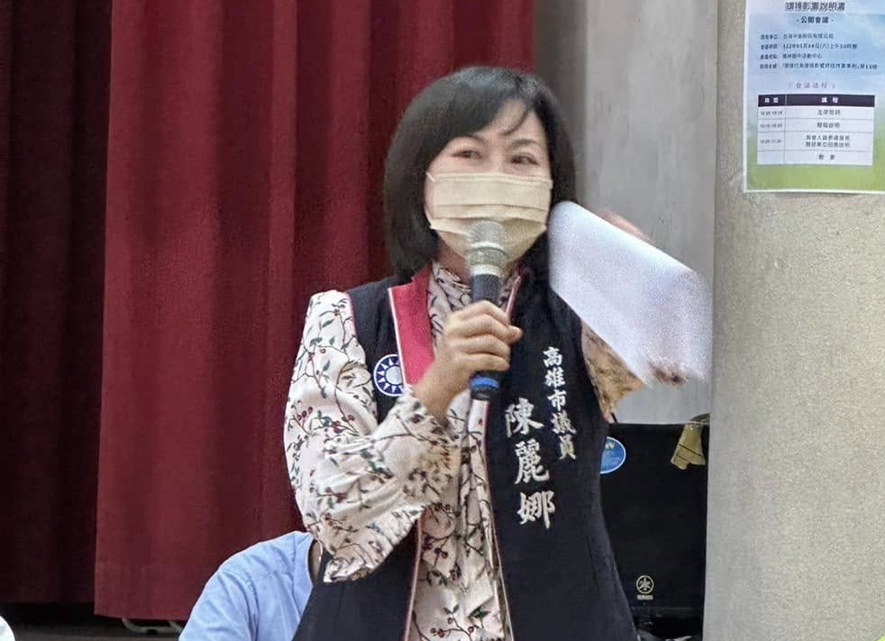 叫出張飛打岳飛，陳麗娜批評陳其邁冷血抹黑議員市民