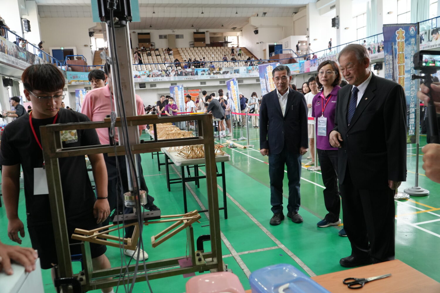 木橋載重創新設計競賽盛大登場 27校近800師生齊聚正修科大競技
