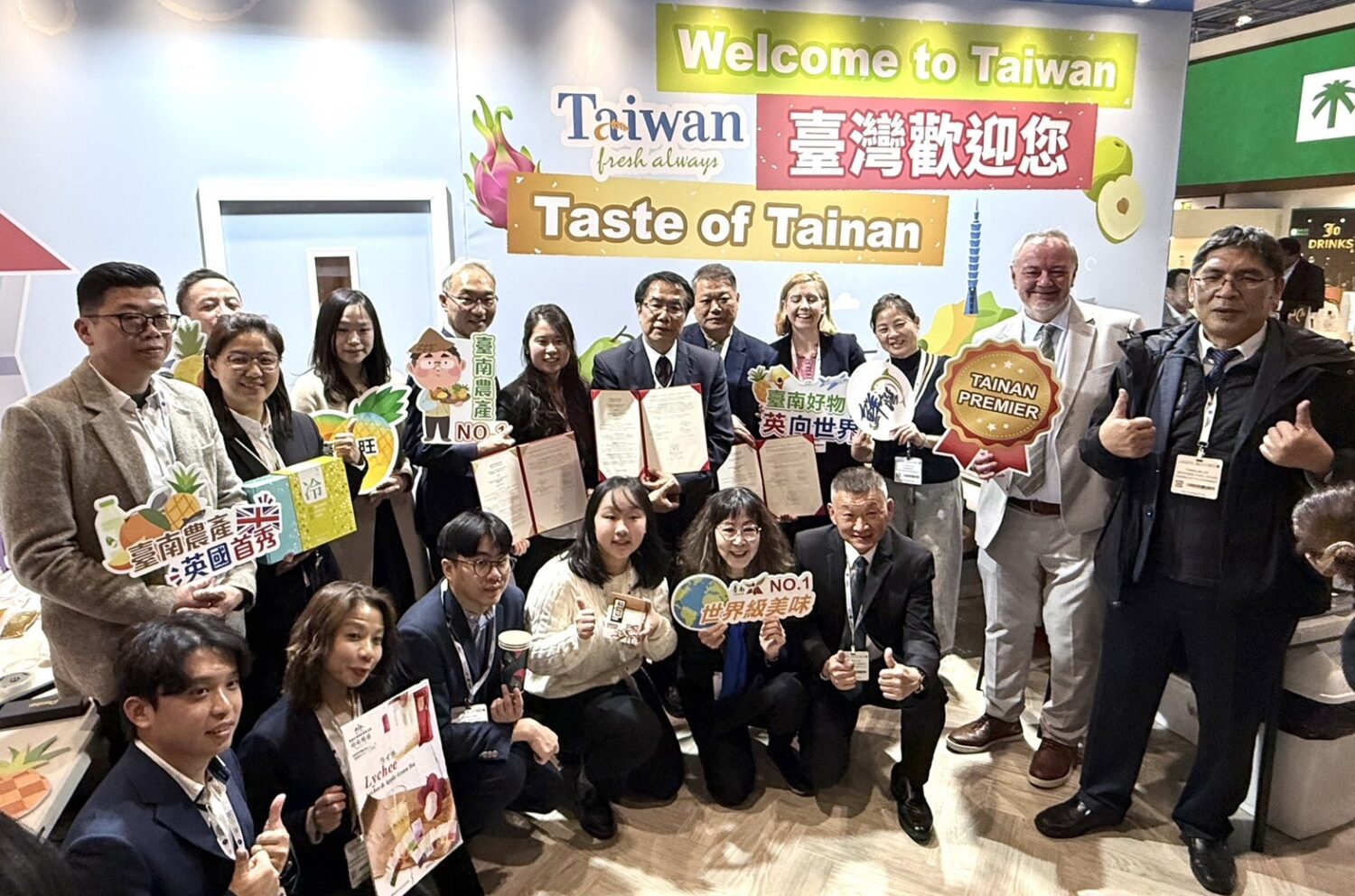 一試成主顧!臺南農產進軍英國食品展 一試成主顧!臺南農產進軍英國食品展