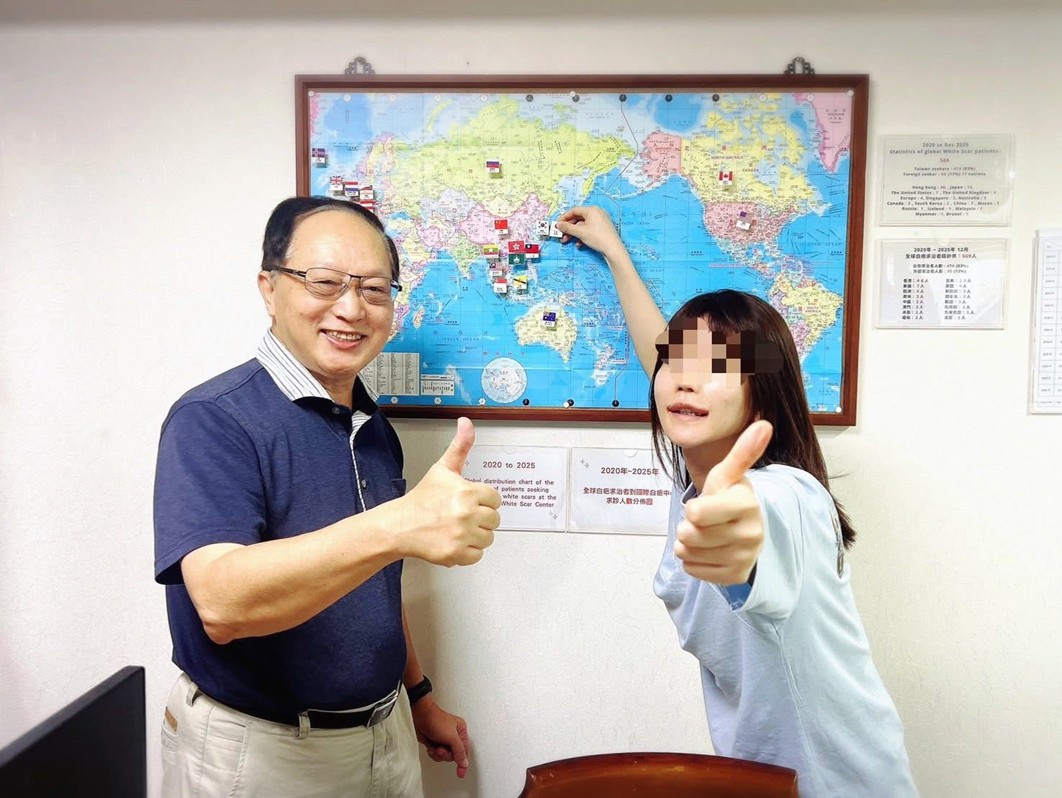 穿越日韓的日本白疤女郎 來台尋求白疤之父醫治 展現台灣醫療軟實力