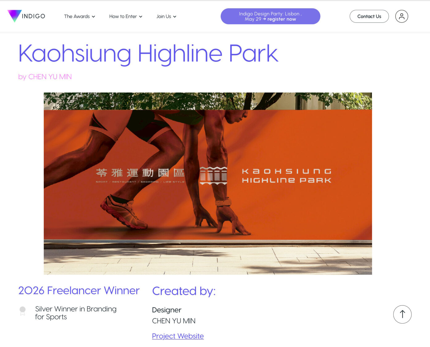 ▲陳育民老師榮獲「運動設計品牌類」銀獎。（圖/高科大學創新設計學院提供）