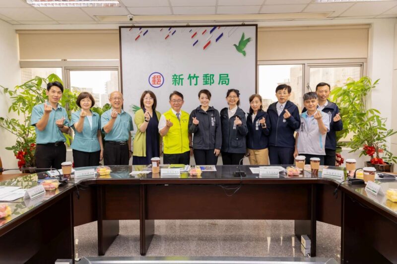 加速舊城區活化再生  高虹安拜會新竹郵局