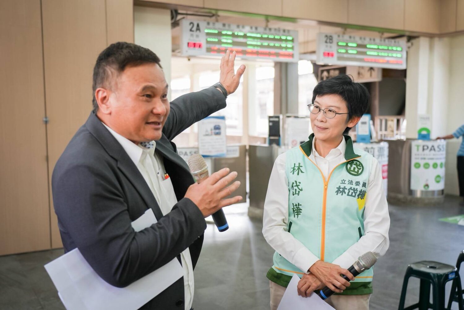 林岱樺爭取多年終成真！大寮後庄車站修繕完工