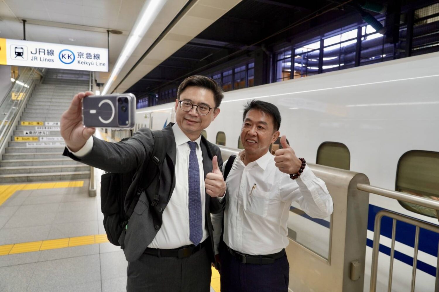 賴瑞隆偕同立委邱志偉、許智傑、郭國文出訪日本　兩天鐵人行程曝光