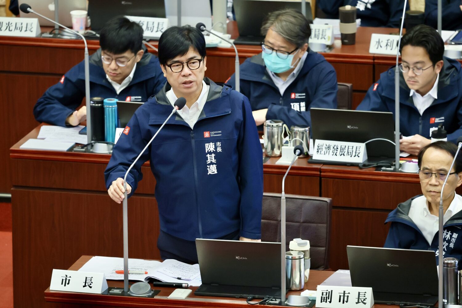 陳其邁：加強教學設備硬體投資 縮短數位落差