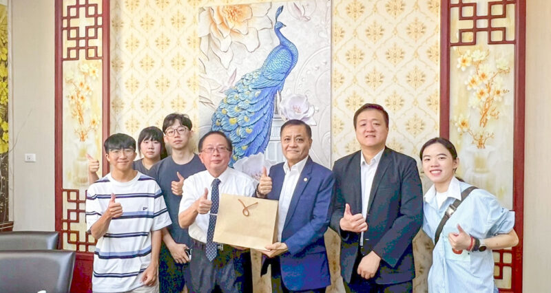 ▲國立高雄大學訪問泰國威爾斯國際學校與曼谷商學院。（圖/高雄大學提供）
