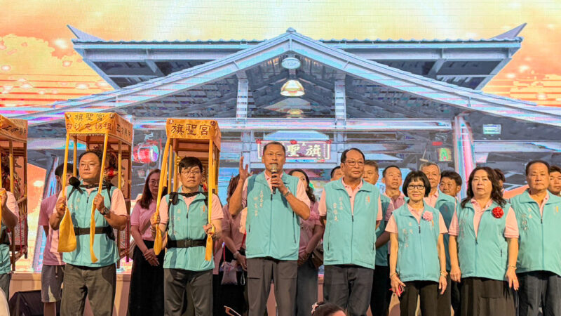 ▲高雄旗山旗聖宮今晚在漢神巨蛋宴會廳舉辦「公益壽宴」，邀請媽祖與民眾同樂，向全天下母親致敬，也透過實際行動關懷弱勢與特殊家庭。（圖/旗聖宮提供）