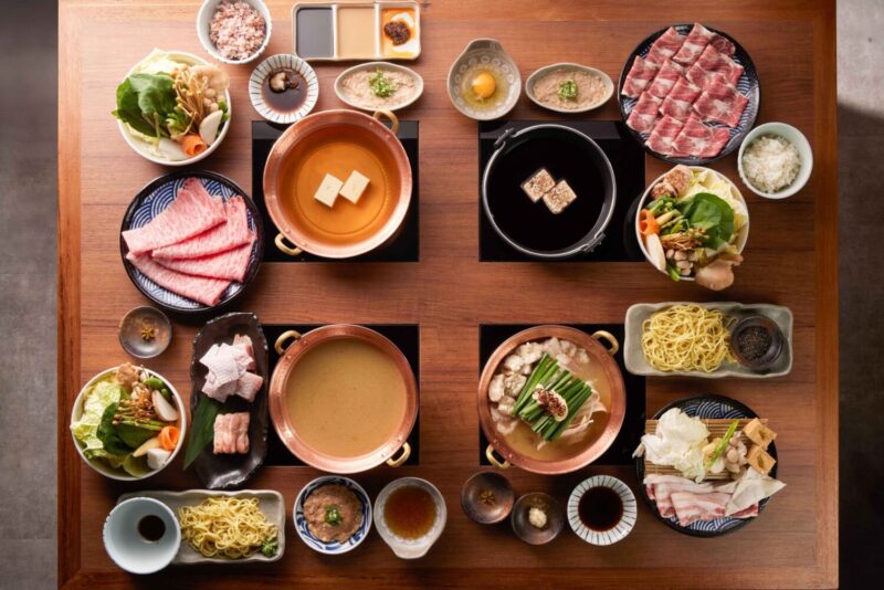 ▲以平實價格打造老饕的日常鍋物，嚴選日本和牛、伊比利豬、Pure Rare 芬蘭豬，搭配職人手。（圖/高雄夢時代提供）