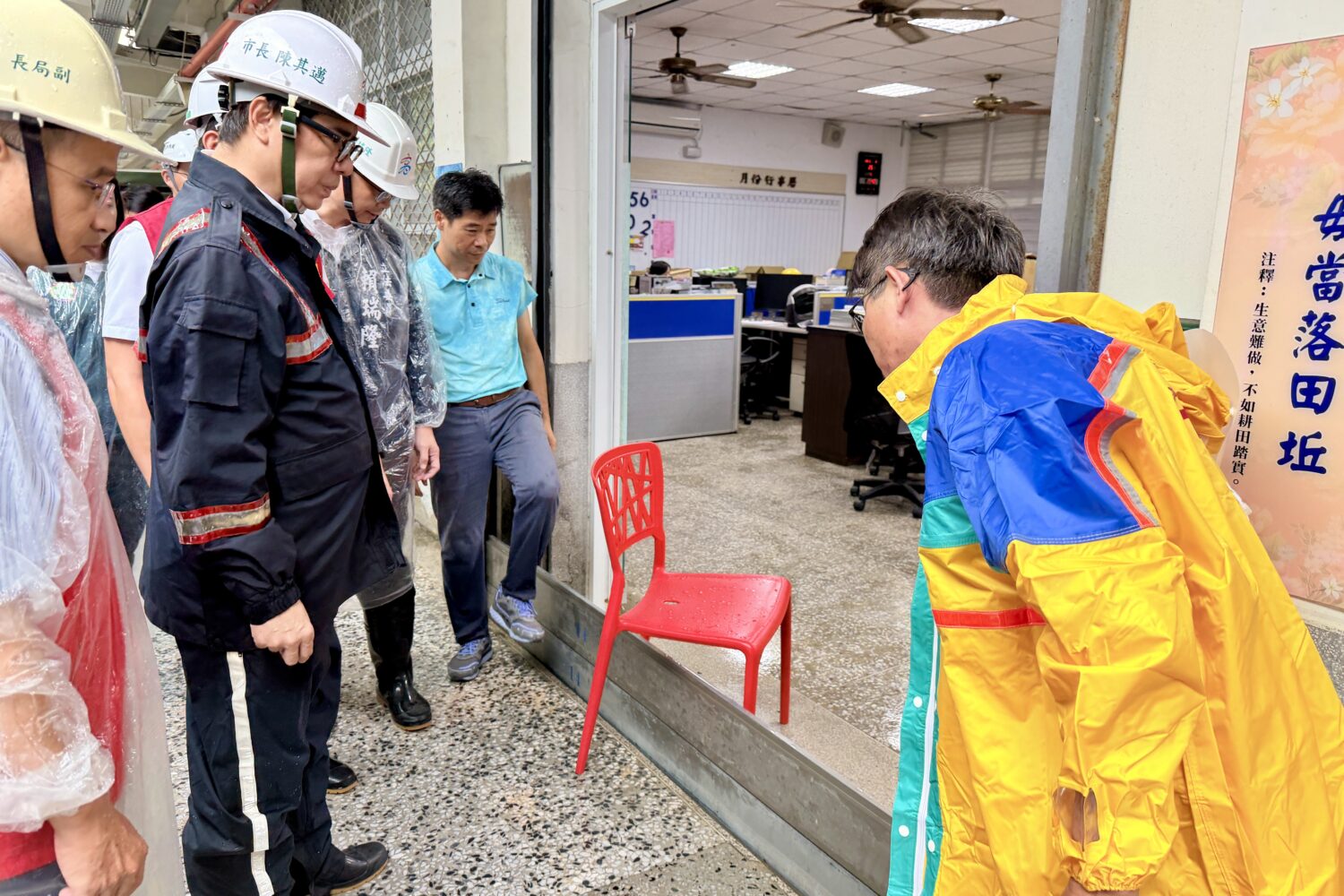 陳其邁市長視察易旗美地區防汛整備成果
