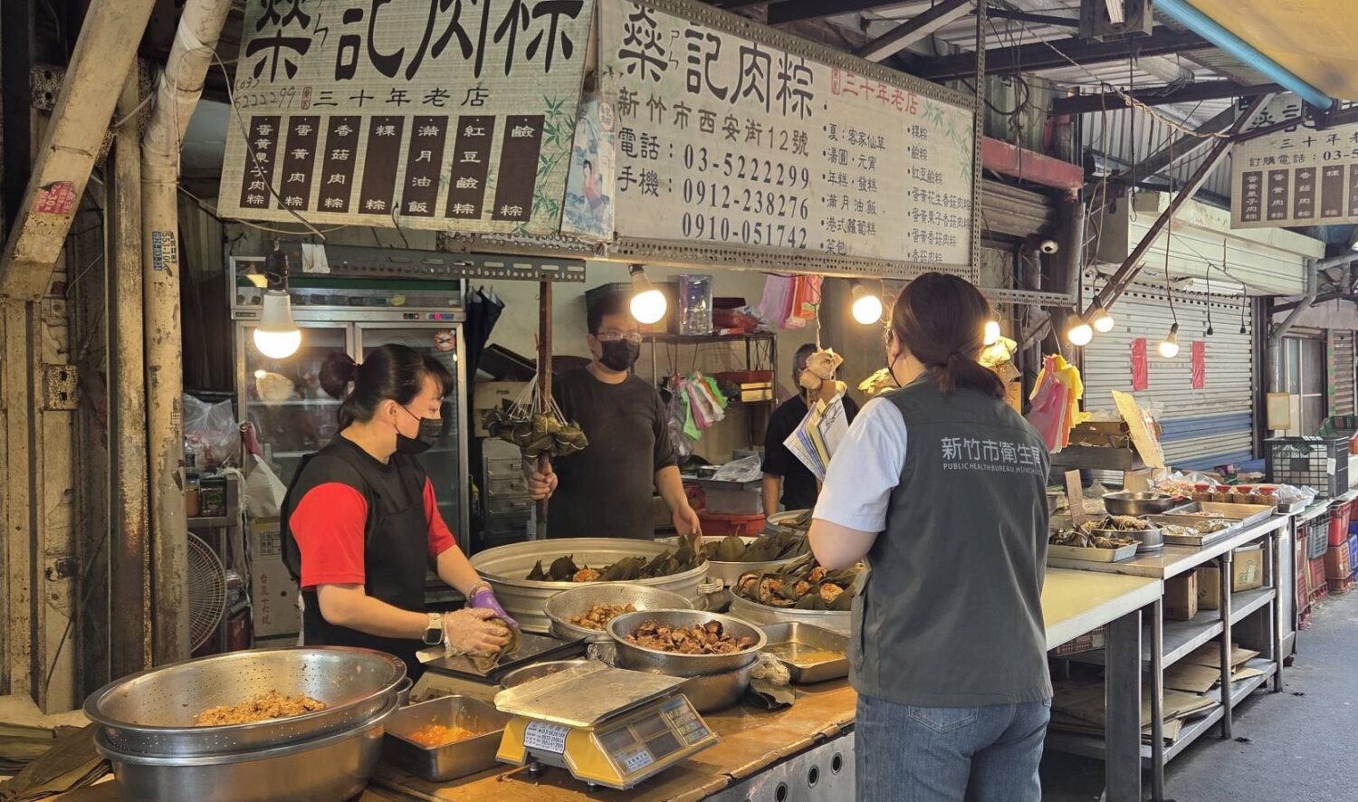 端午飄粽香食安不鬆懈  竹市端午食品稽查全數合格
