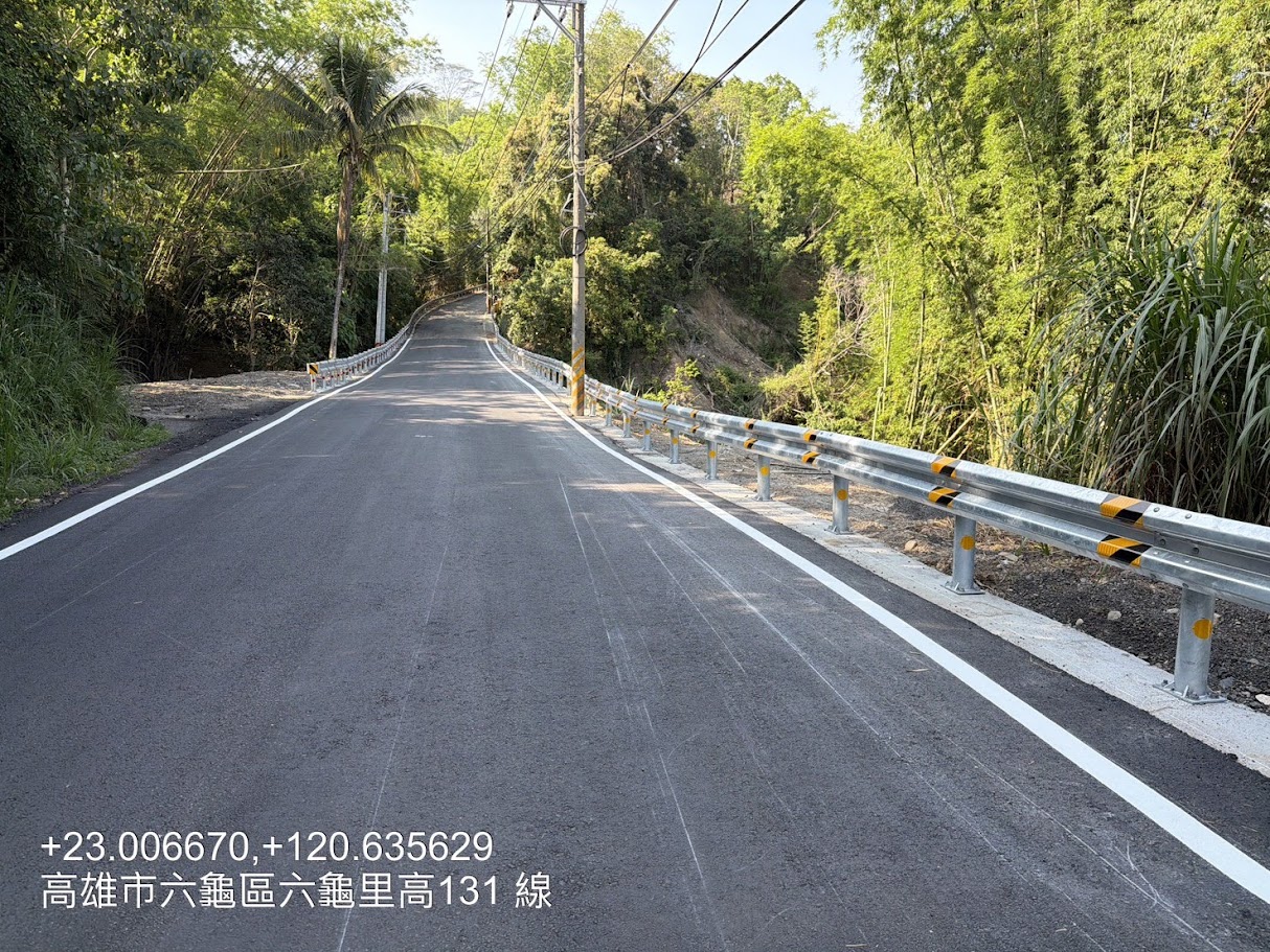 高市工務局重塑山區道路防護韌性 強化防汛整備 高市工務局重塑山區道路防護韌性 強化防汛整備