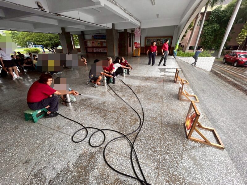 深耕校園防災意識！莊敬國小消防體驗營登場