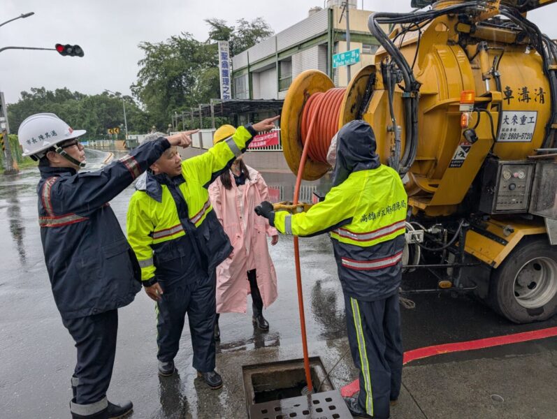 陳其邁市長視察治水建設及滯洪設施 嚴防強降雨致災