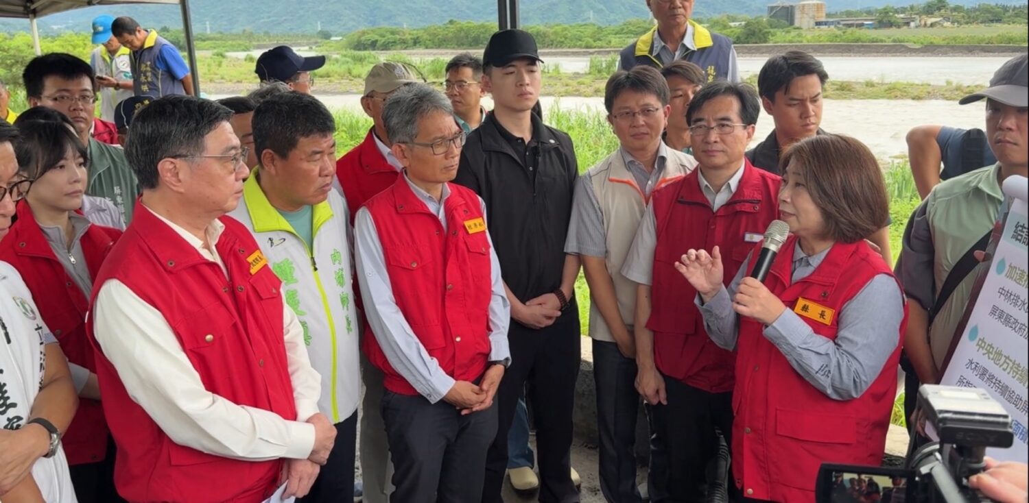 卓揆視察屏東治水與農損 周春米縣長為民請命 爭取補助加速災後重建