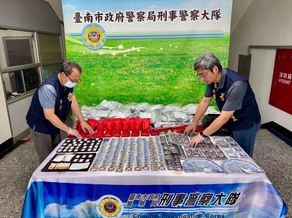 阻絕毒品源頭！臺南警全力向上溯源破獲9件毒品分裝場