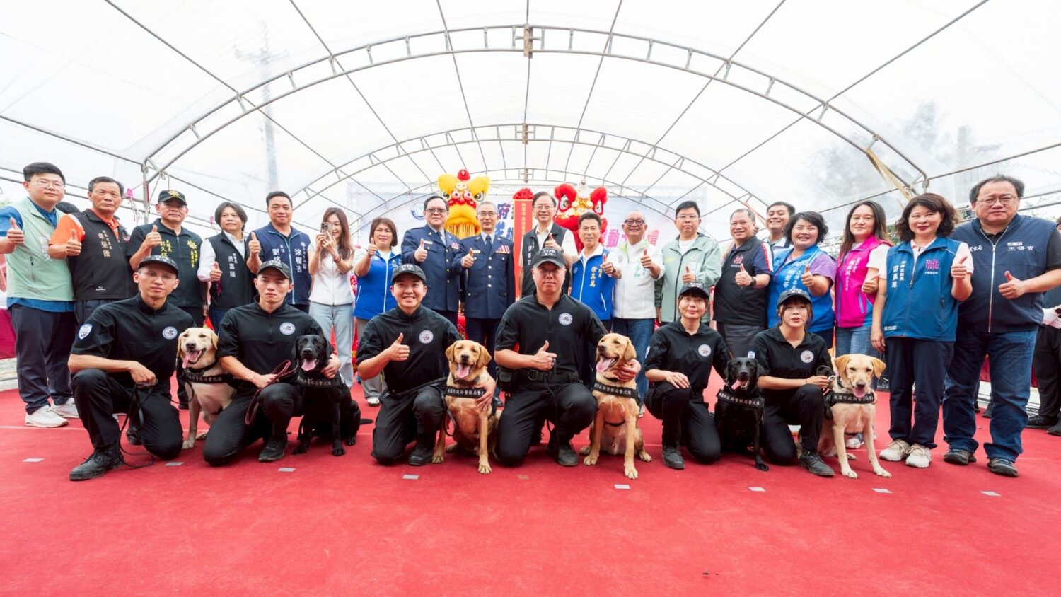 桃園警犬隊辦公廳舍動土　打造專業訓練基地強化治安量能
