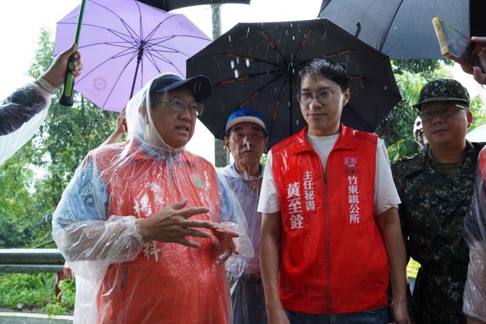 巴威颱風強襲竹縣  楊文科山區勘災籲注意安全