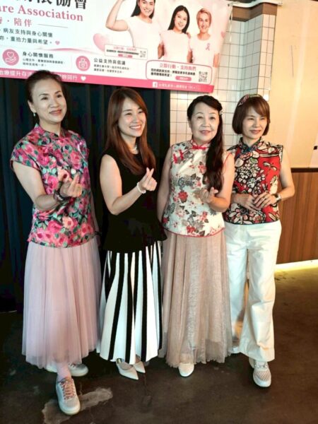 新古典美人藝術旗袍聯誼會長張愷庭率隊響應公益守護女性健康