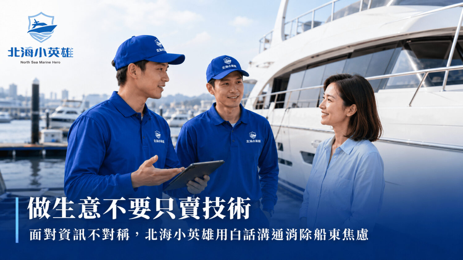 北海小英雄的兩大白話經營哲學