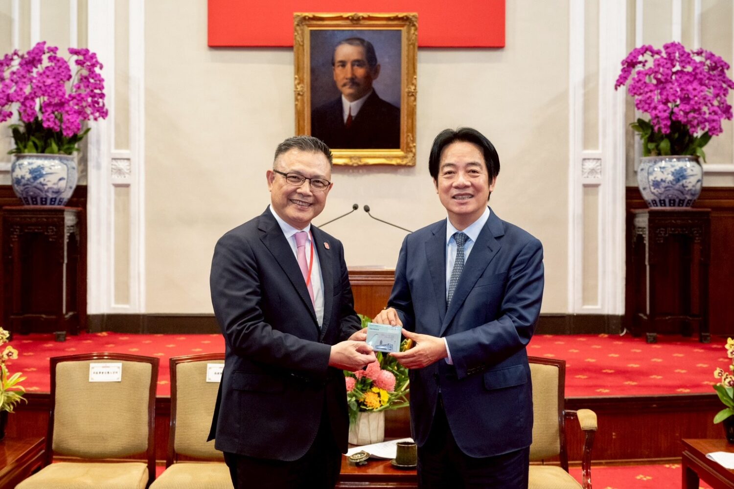 力挺2026世界連鎖加盟年會在台舉辦 賴清德總統接見台灣連鎖加盟促進協會 力挺2026世界連鎖加盟年會在台舉辦 賴清德總統接見台灣連鎖加盟促進協會