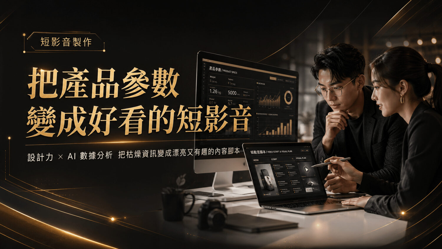 前3秒定錨痛點，後60秒建立極致的品牌高級感！
