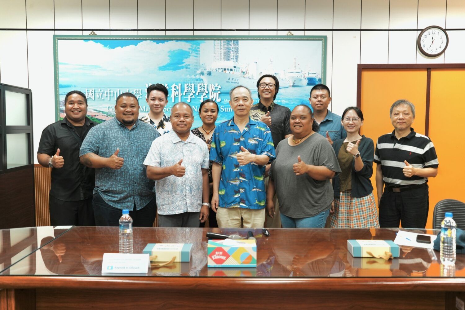 中山大學積極布局太平洋藍碳研究 帛琉副總統率團訪臺深化合作 中山大學積極布局太平洋藍碳研究 帛琉副總統率團訪臺深化合作