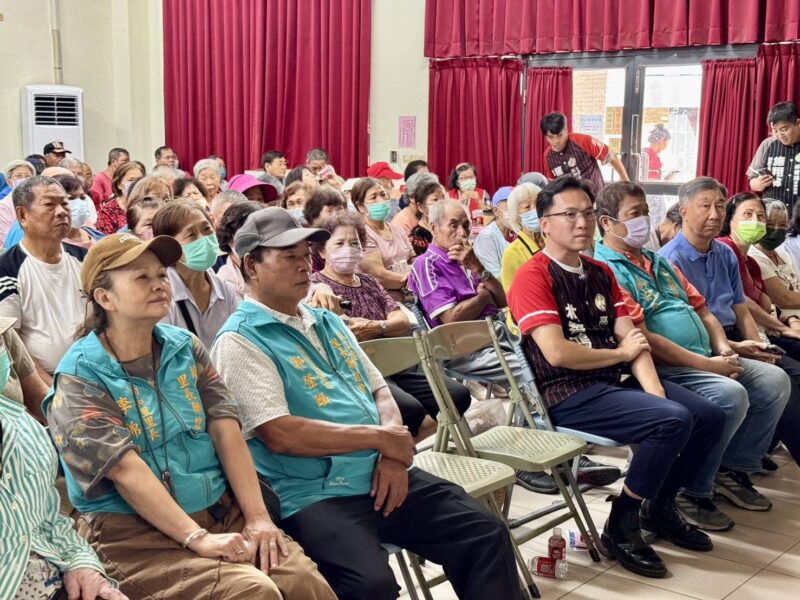 林智鴻五甲舉辦「顧健康防詐騙講座」，宣示爭取「敬老卡上萬點、更好用」！