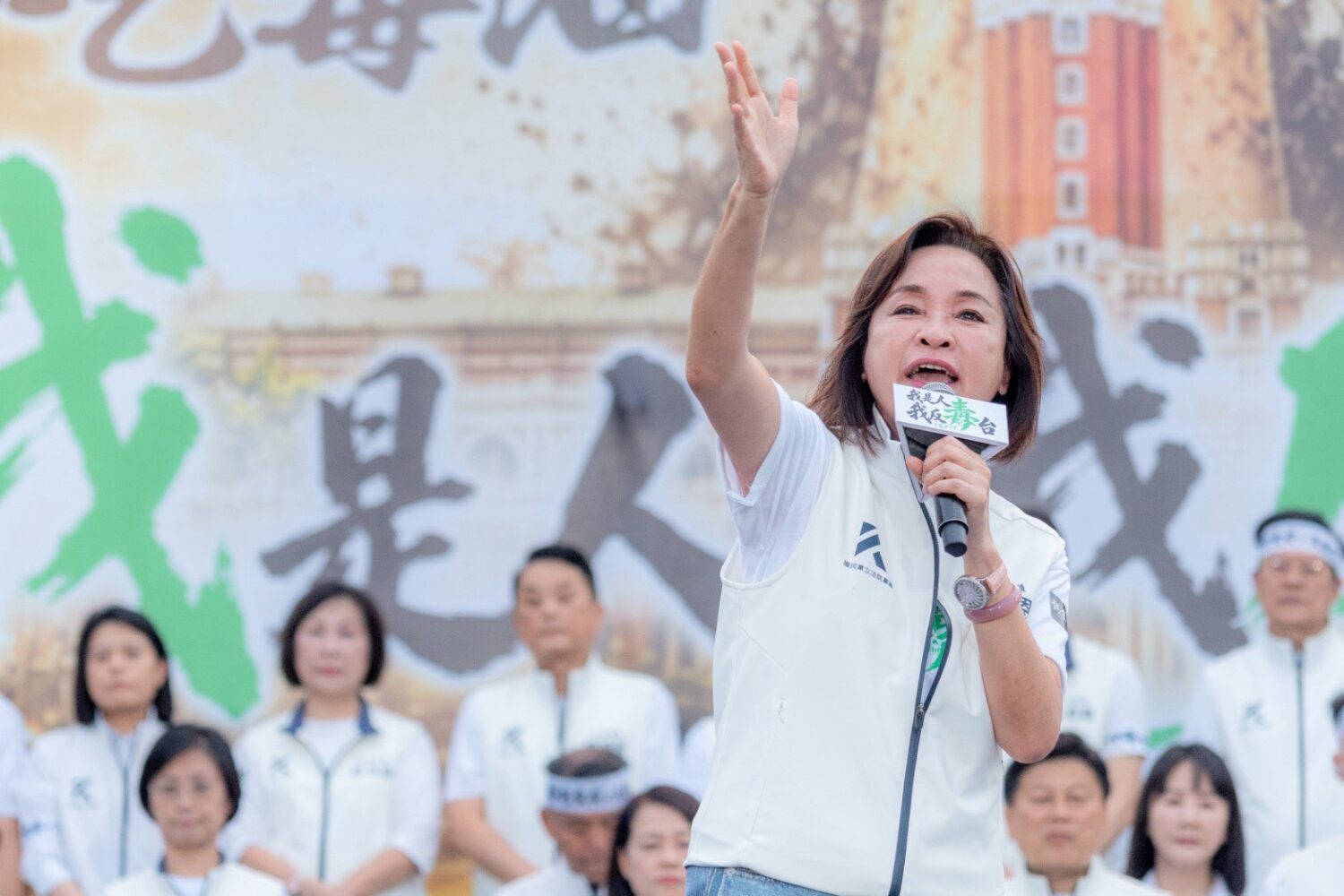 凱道10萬人上街頭 柯志恩:連人民餐桌都守不住,如何保護台灣? 凱道10萬人上街頭 柯志恩:連人民餐桌都守不住,如何保護台灣?